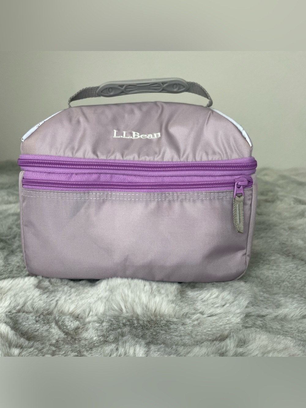 L.L. Bean Lavender Cosmetic Travel Bag